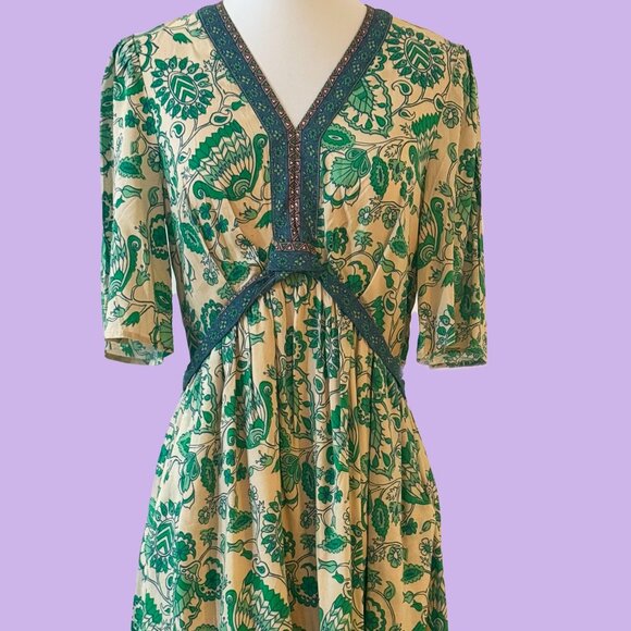 SeeUSoon Green Floral Dress - Picture 2 of 5